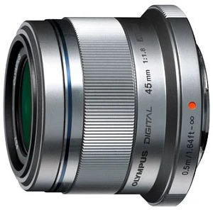 Olympus M.Zuiko digital 45mm 1.8 silber
