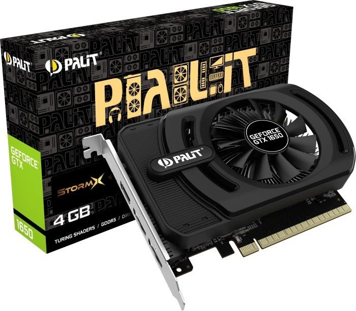 Palit GeForce GTX 1650 StormX+, 4GB GDDR5, HDMI, 2x DP