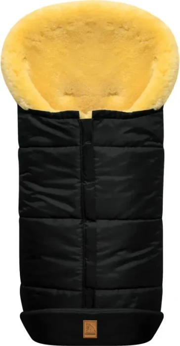 Heitmann Premium Lammfell-Fußsack schwarz
