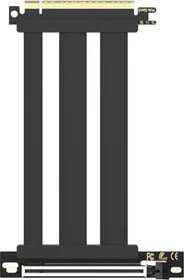 Glotrends Riser Kabel, gewinkelt, PCIe 5.0, 150mm, schwarz