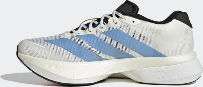 adidas Adizero Boston 13 off white/light blue/gold metallic (Herren)