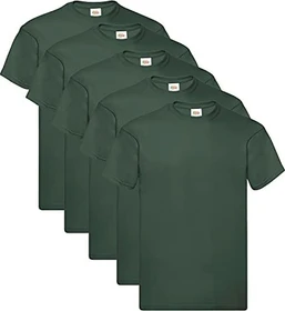 Fruit Of The Loom Original T-Shirt kurzarm bottle green