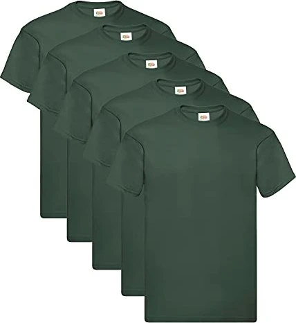 Fruit Of The Loom Original T-Shirt kurzarm bottle green