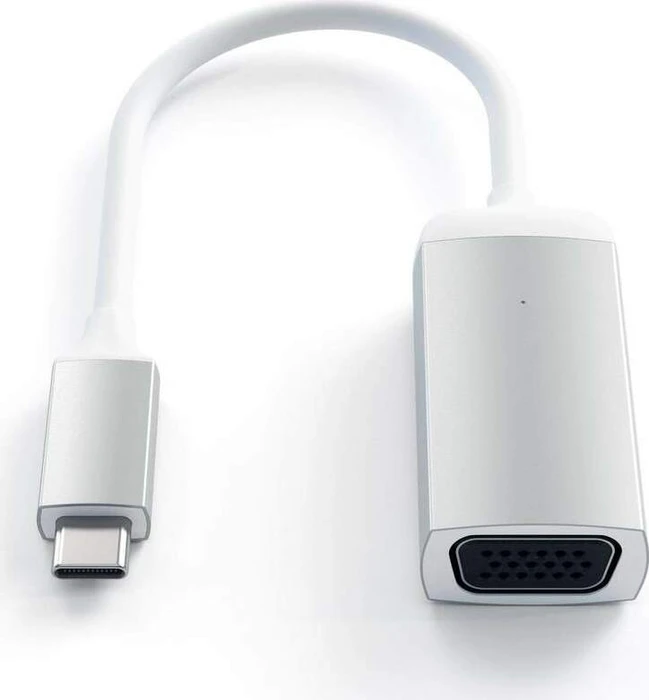 Satechi USB-C auf VGA Adapter, silver