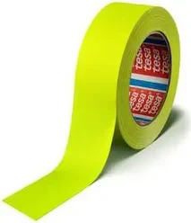 tesa 4671 Gafferband neongelb, 25mm/25m, 1 Stück