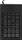 Cherry AK-100/24 Programmable Keypad 24 frei programmierbare Tasten, schwarz, USB-A (AK-100-UW-B/24)