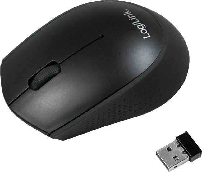 LogiLink 2.4GHz flache Funk Tastatur & Maus Set, USB, DE