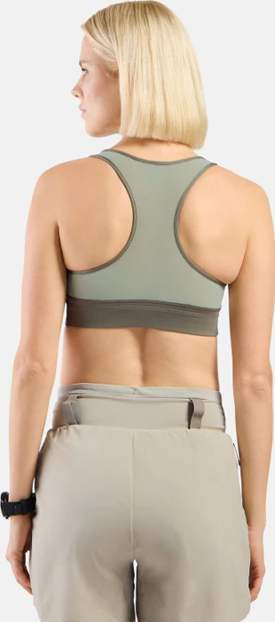 Odlo Medium Sport-BH vetiver/agate gray (Damen)