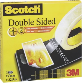 3M Scotch 665 Double sided transparent, Klebeband, 12.5mm/22.8m