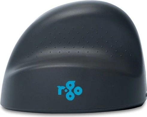 R-Go HE Basic Mouse Vertikale kabellose Maus mittel, grau, Linkshänder, Bluetooth