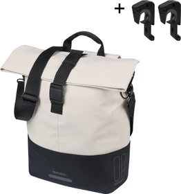 Basil Cove Shopper MIK Hooks Gepäcktasche off white/black