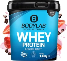 BodyLab24 Whey Protein Erdbeer 1kg