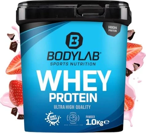 BodyLab24 Whey Protein Erdbeer 1kg