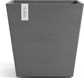 Ecopots Kunststoff-Topf Rotterdam 35x35cm grey