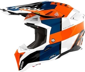 Airoh Aviator 3 Monarch orange/weiß/blau