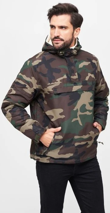 Brandit Windbreaker Sherpa Anorak woodland (Herren)