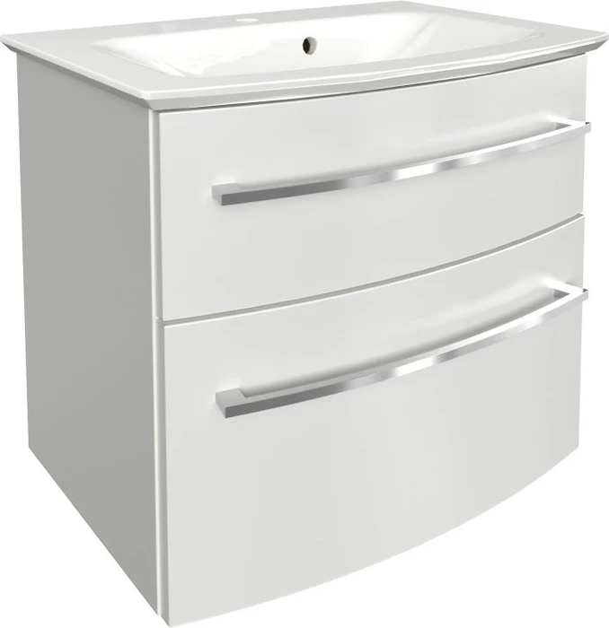 Fackelmann B.Style Waschbecken mit Unterschrank hängend weiß