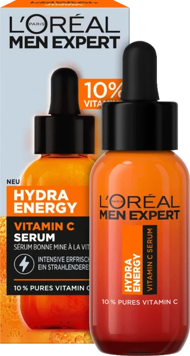 L'Oréal Men Expert Hydra Energy Vitamin C Serum, 30ml