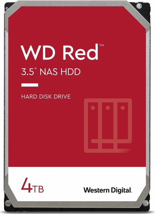 Western Digital WD Red 4TB, 24/7, 512e / 3.5" / SATA 6Gb/s