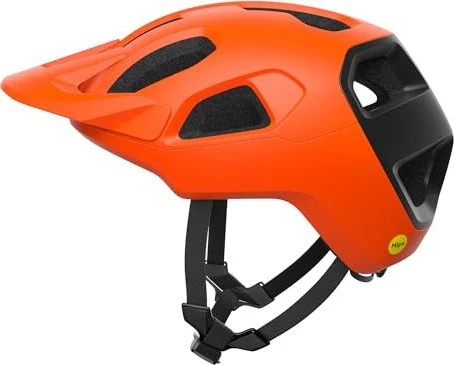 POC Cularis Helm fluorescent orange matt/uranium black matt