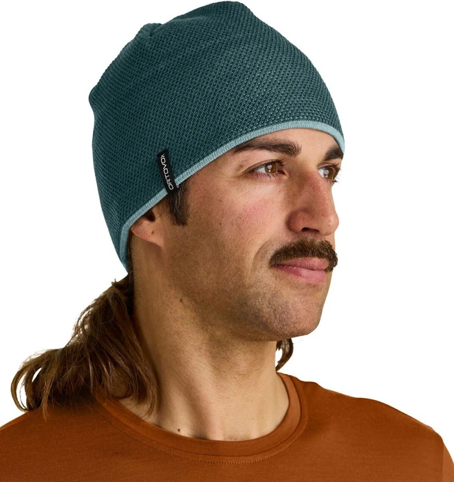 Ortovox Merino Logo Knit Beanie faded tangerine
