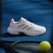 adidas CourtJam Control 3 cloud white/silver metallic/lucid pink Vorschaubild