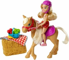 Mattel Barbie - Chelsea Spaß auf dem Bauernhof Puppen und Pferd