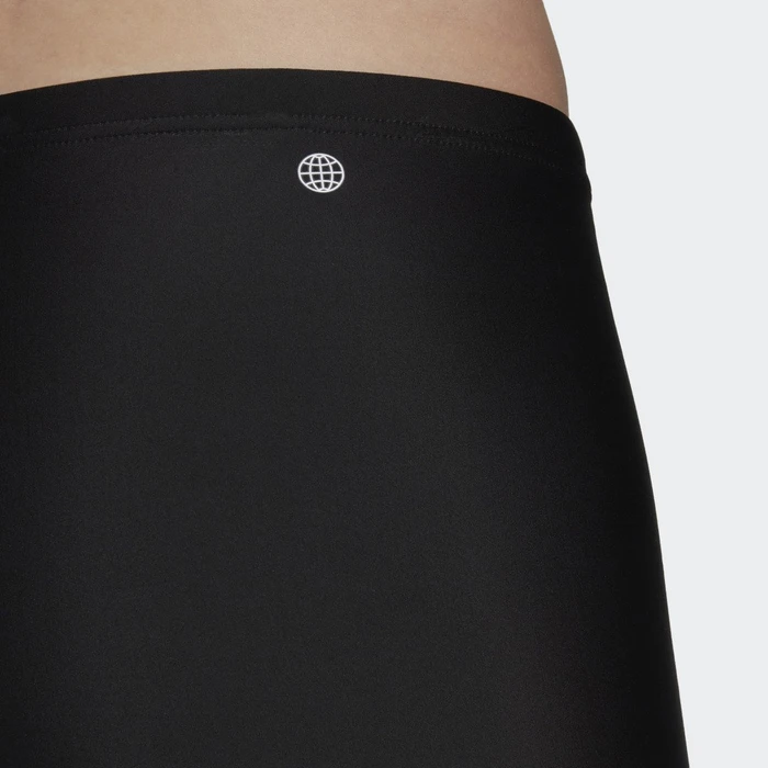 adidas Bold 3-Streifen Badehose schwarz/weiß (Herren)