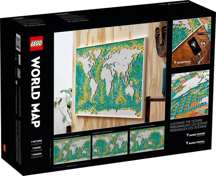 LEGO Art - Weltkarte