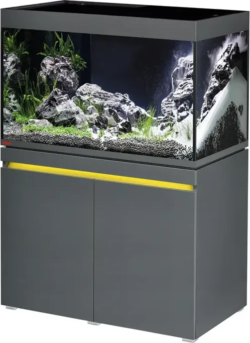 EHEIM incpiria 330 Aquarium-Set mit Unterschrank, graphit, 330l