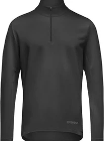 Gore Wear Everyday Mid 1/4-Zip Laufshirt langarm schwarz (Herren)