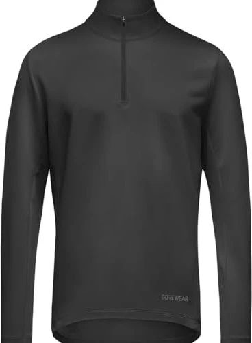 Gore Wear Everyday Mid 1/4-Zip Laufshirt langarm schwarz (Herren)