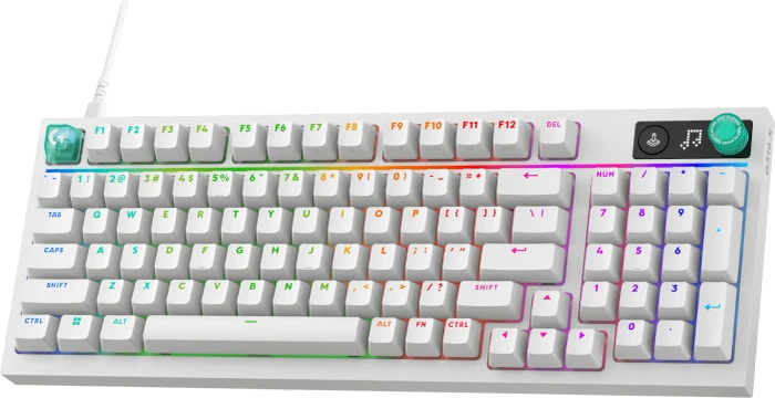 Logitech G316 X 98, weiß, Tactile Switch, USB, ES
