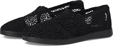 TOMS Alpargata Plus black heritage canvas (Damen)