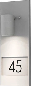 Konstsmide Modena GU10 35W 16cm Hausnummernleuchte 1-flammig grau