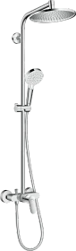 Hansgrohe Crometta S Showerpipe 240 1jet mit Einhebelmischer chrom