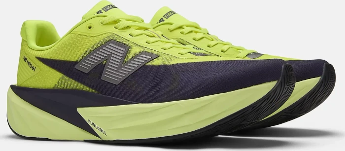 New Balance FuelCell Rebel v5 alkaline green/boysenberry/dark silver metallic (Herren)