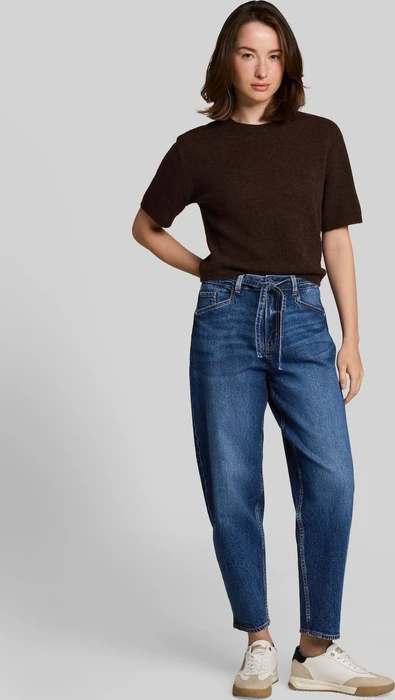 Tom Tailor Adea Barrel mit Gürtel Jeans blau (Damen)