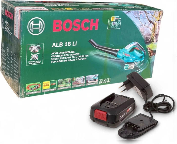 Bosch DIY ALB 18LI Akku-Laubbläser inkl. Akku 2.5Ah