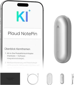 Plaud NotePin Lunar Silver