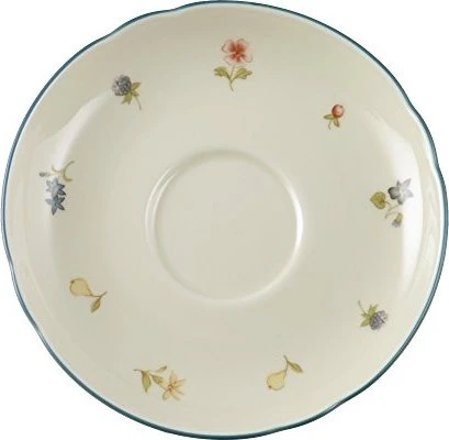 Seltmann Weiden Marie-Luise Streublume Rand 30308 Kombi-Untertasse 15cm blauer