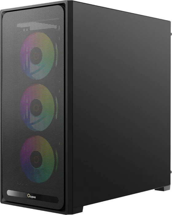 Ocypus Delta C70 ARGB, schwarz, Glasfenster