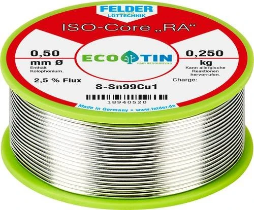 Felder ISO-Core RA Sn99Cu1 Lötzinn 0.5mm, 250g