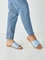 Tamaris Lederpantolette blau (Damen) Vorschaubild