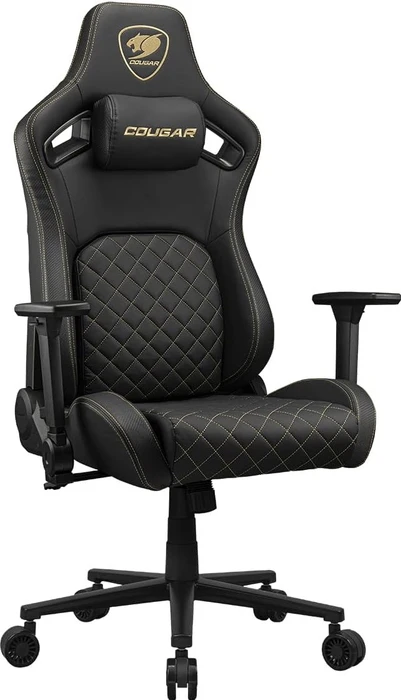 Cougar Defensor Gold CGR-DFL-GLB Gamingstuhl, schwarz/gold