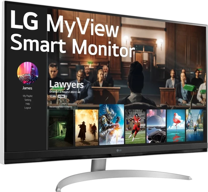 LG MyView Smart Monitor 32SQ700S-W, 31.5"