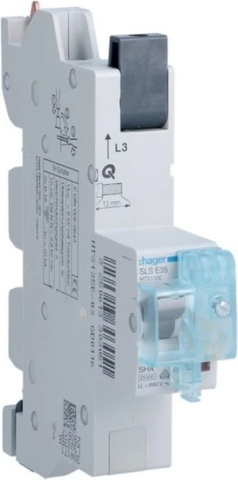 Hager SLS-Schalter 1P E-35A Sammelschiene QC Phase L3