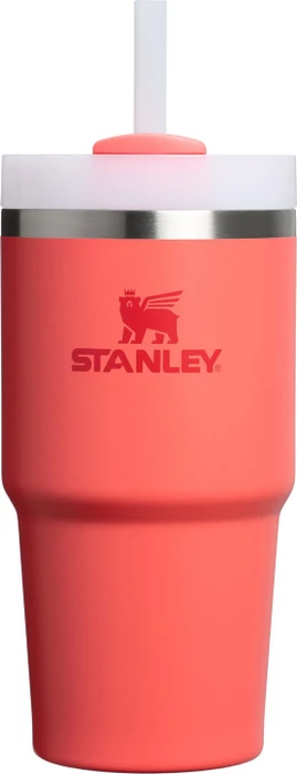 Stanley Quencher H2.0 Flowstate Tumbler Isolierflasche 590ml hot coral