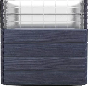 Garantia Ergo Quadro Turbo L75 Hochbeet 80x80cm wood