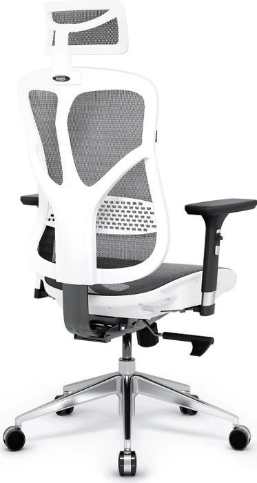 Diablo Chairs V-Basic Ergonomischer Bürostuhl, weiß/grau
